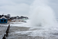 Nor'easter blowing ashore