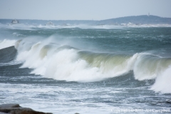 Nor'easter blowing ashore