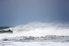 Nor'easter blowing ashore