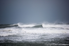 Nor'easter blowing ashore
